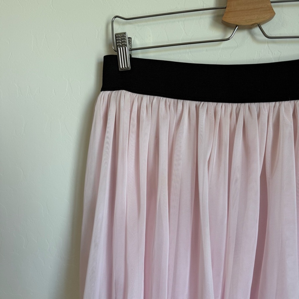 Janet Chung Ballerina Pink Tulle Pull On Midi Skirt Medium - Picture 4 of 11